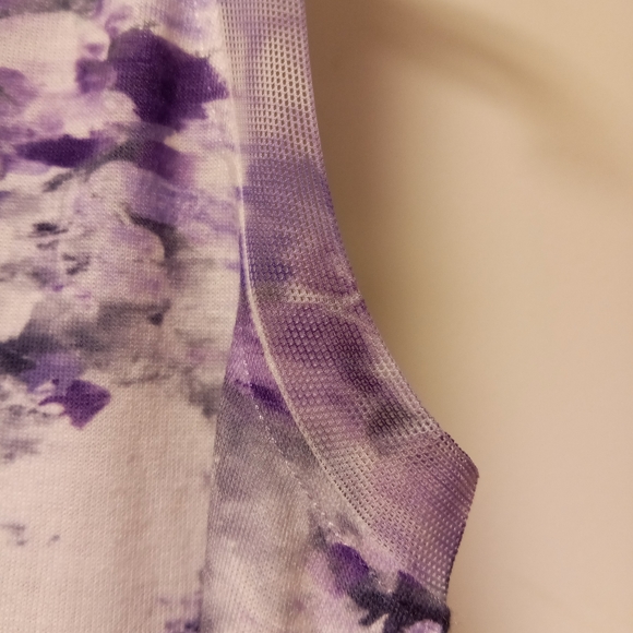 Nally & Millie purple watercolor sleeveless tank Dress size S NWT  /B19 - Picture 6 of 9